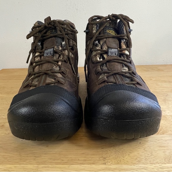 Keen Men's Braddock Mid WP Soft Toe Brown Leather Work Hiking Boots Size 9.5 NIB - Picture 8 of 15